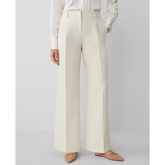 Ann Taylor Pants - Ann Taylor Pleated Wide-Leg Pant NEW